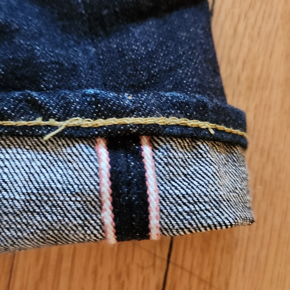 Momotaro 0101 Vintage Label Narrow Tapered Selvedge Denim 31x33 - Picture 3 of 5